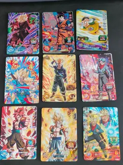 Dragon Ball Heroes Card Lot 9 MM3-018 UR Black Warrior Trunks Gohan SDBH eb254 - Image 1