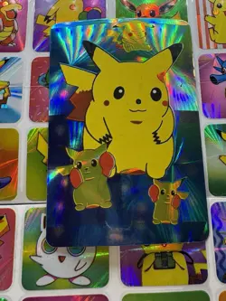 Pokemon Vintage Pocket Monsters Vending HOLO Prism Sticker 1999 Nintendo (DmG) - Image 4