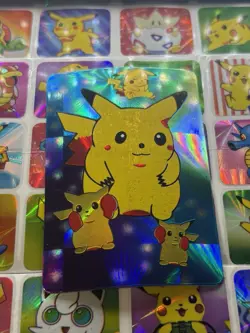 Pokemon Vintage Pocket Monsters Vending HOLO Prism Sticker 1999 Nintendo (DmG) - Image 3