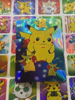 Pokemon Vintage Pocket Monsters Vending HOLO Prism Sticker 1999 Nintendo (DmG) - Image 4