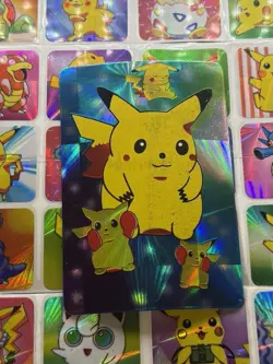 Pokemon Vintage Pocket Monsters Vending HOLO Prism Sticker 1999 Nintendo (DmG) - Image 5