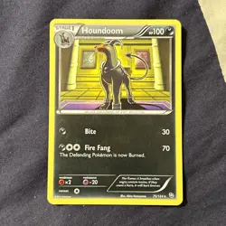 Pokemon Houndoom 75/124 DRX Dragons Exalted LP - Image 1