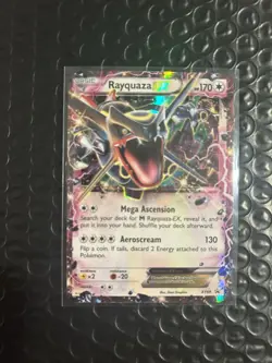 Pokemon TCG Rayquaza Promo XY69 LP - Image 2