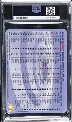 2002 POKEMON LEGENDARY COLLECTION BOX TOPPER #S1 CHARIZARD PSA 9 - Image 2