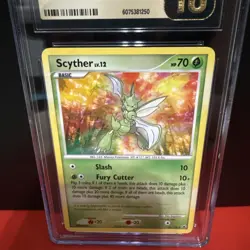 Scyther Pokemon Card 46/100 Majestic Dawn 2008 CGC Pristine 10 Low Pop - Image 3