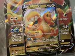 Pokemon Dragonite V Box Comes With Over Size &Promo Cards NEW - Image 2