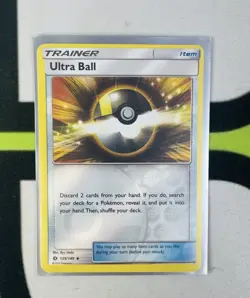 Ultra Ball - 68/73 - Uncommon - Reverse Holo NM, English Pokemon Sun & Moon Shin - Image 1