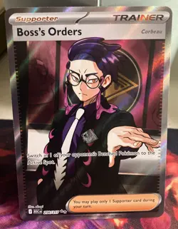 Boss’s Orders 256/217 Ultra Rare Full Art Pokemon TCG Ascended Heroes Mint - Image 1