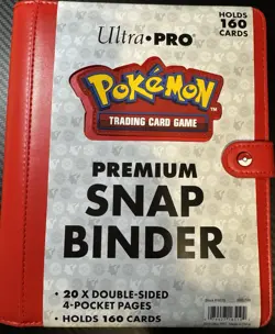 Ultra Pro - Red Pokemon Premium Snap Binder - Image 1