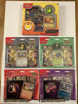 5x Products - Pokemon TCG Ascended Heroes Pokemon Day 2026 Tech Sticker Bundle - Image 1