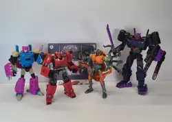 Transformers Legacy United 4 Pack Prime Cliffjumper Tarn Tarantulas Squeezeplay - Image 1