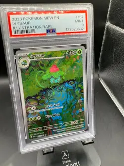 2023 POKEMON S&V MEW 151 IVYSAUR 167/165 ILLUSTRATION RARE HOLO PSA 9 MINT - Image 1