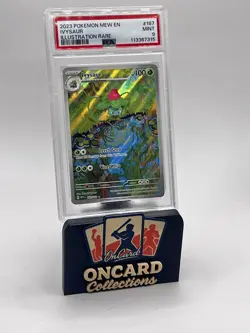 2023 POKEMON S&V MEW 151 IVYSAUR 167/165 ILLUSTRATION RARE HOLO PSA 9 MINT - Image 3