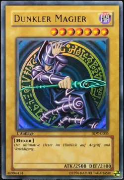 Yu-Gi-Oh! Dunkler Magier SDY-G005 1.Edition Ultra Rare [G] Yugi Deck | DE 2002 - Image 1