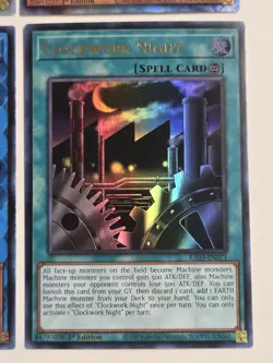 Clockwork Night + Clockwork Knight SUDA-EN050 Ultra Rare Yugioh Set NM + BONUS - Image 5