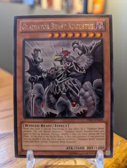 Gladiator Beast Augustus - PRIO-EN030 Yu-Gi-Oh LP Unlimited Rare Primal Origin - Image 1