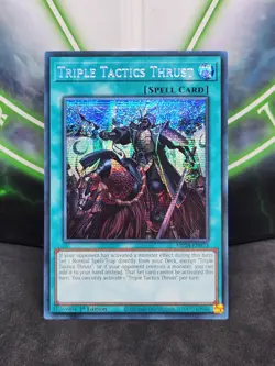 Yugioh Triple Tactics Thrust MP24-EN073 Prismatic Secret Rare 1st Edition NM - Image 1