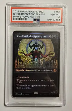 MTG Sheoldred, the Apocalypse Dominaria United Showcase Foil PSA 10 - Image 1