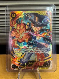 One Piece Premium Booster The Best Vol. 2 PRB-02 Sabo OP07-118 SEC Reprint NM - Image 1