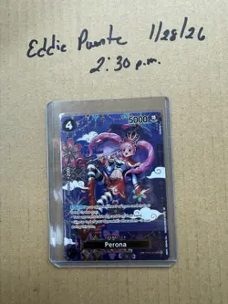 One Piece- The Azure Sea’s Seven SP Perona OP06-093 Alternate Art - Image 1