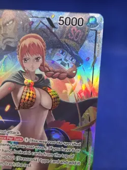 One Piece Kingdoms of Intrigue Rebecca OP04-039 Alternate Alt Art Leader NM - Image 4