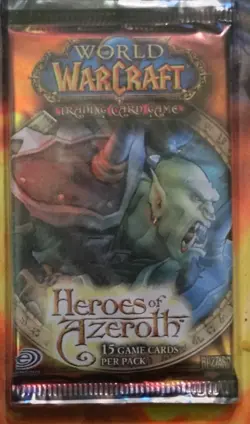 2006 World Of Warcraft Heroes Of Azeroth 15 Card Set SEALED On Display Card - Image 2