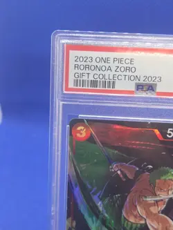 One Piece 2023 Gift Collection Roronoa Zoro ST01-013 Alternate Art SR PSA 10 - Image 3