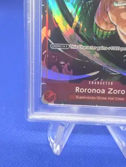 One Piece 2023 Gift Collection Roronoa Zoro ST01-013 Alternate Art SR PSA 10 - Image 5
