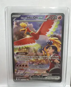 Ethan's Ho-Oh ex 230/182 Destined Rivals SIR Special Illustration Rare Pokemon - Image 1