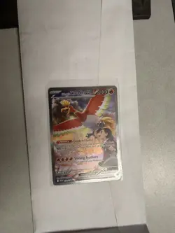 Ethan's Ho-Oh ex 230/182 Destined Rivals SIR Special Illustration Rare Pokemon - Image 4