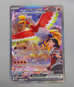 Ethan's Ho-Oh Ex 230/182 Pokemon Destined Rivals SIR Special Illustration Rare - Image 3