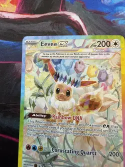 Eevee ex 167/131 SV: Prismatic Evolutions - Pokemon Card - NM - Image 4