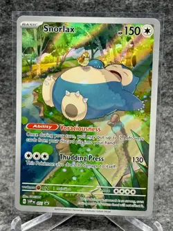 Pokemon Card Snorlax SVP 051 Scarlet & Violet 151 Black Star Promo - Image 1
