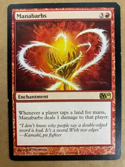 MTG 1x Manabarbs # 149 Core Set 2010 M10 Modern Magic the Gathering Card x1 LP - Image 1