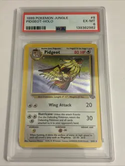 1999 Pokemon Jungle Pidgeot Holo Rare Card 8/64 - Image 1