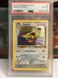 1999 Pokemon Jungle Pidgeot Holo Rare Card 8/64 - Image 3