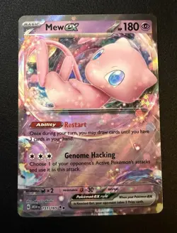 Mew EX 151/165 English Pokemon Scarlet & Violet 151 Card NM - Image 1