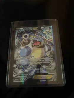 Pokemon TCG Card - Blastoise EX XY122 Black Star Promo Full Art XY Holo Rare - Image 1