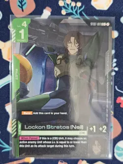 🔥 Lockon Stratos (Neil) ST07-011 C+ Gundam Card Game , Celestial Drive - Image 1