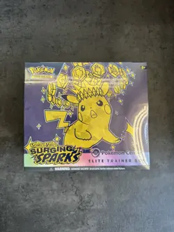Pokemon TCG Surging Sparks Pokemon Center Elite Trainer Box ETB - IN HAND - Image 1