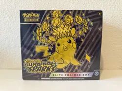 Pokemon TCG Scarlet & Violet Surging Sparks Elite Trainer Box ETB New IN HAND - Image 1