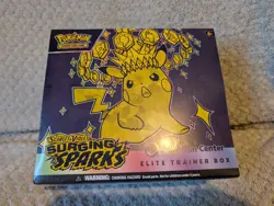 Pokemon TCG Surging Sparks Pokemon Center Elite Trainer Box ETB IN HAND ✅ - Image 1