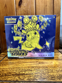 Pokemon TCG Surging Sparks Pokemon Center Elite Trainer Box ETB IN HAND ✅ - Image 1
