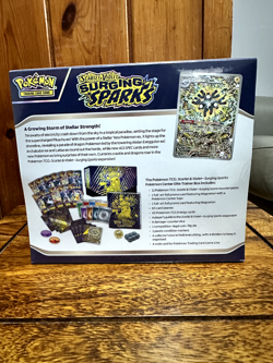 Pokemon TCG Surging Sparks Pokemon Center Elite Trainer Box ETB IN HAND ✅ - Image 2