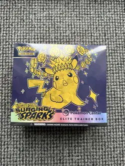 Pokemon TCG Surging Sparks Pokemon Center Elite Trainer Box ETB IN HAND ✅ - Image 1