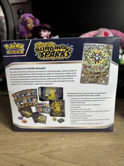 Pokemon TCG Surging Sparks Pokemon Center ETB Elite Trainer Box Sealed IN HAND - Image 3