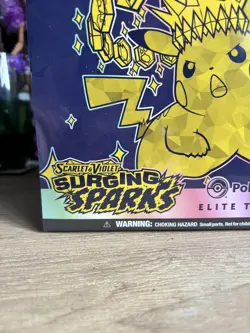 Pokemon TCG Surging Sparks Pokemon Center ETB Elite Trainer Box Sealed IN HAND - Image 4