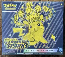 Pokemon TCG Surging Sparks Sealed Elite Trainer Box ETB In Hand, Free Shipping - Image 1