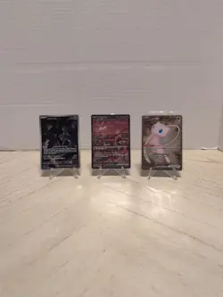 Pokemon TCG 151 UPC Promo Set Mew 053, Mewtwo 052, Metal Mew 205 Near Mint! - Image 1