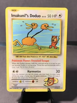 Pokemon TCG ImakuniU's Doduo #112/108 XY Evolutions Non Holo Secret Rare 2016 NM - Image 1